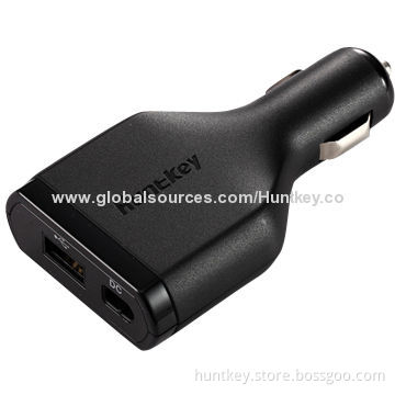 Car Charger, Removable DC Wire, USB and Notebook Ports, 11-16V DC Input Voltage, 90W Power